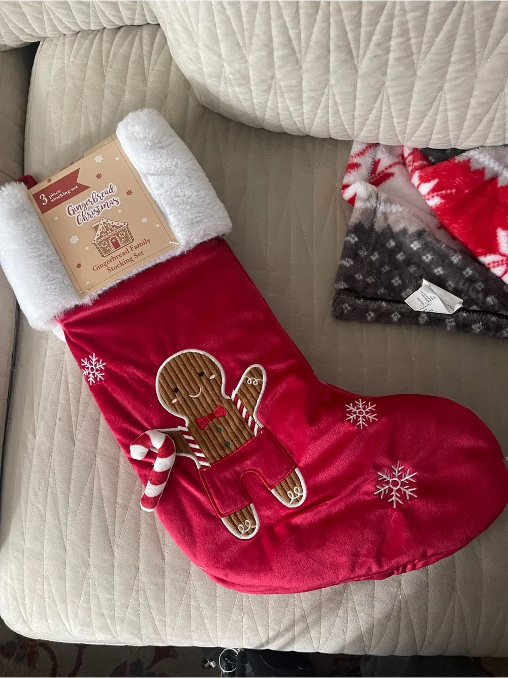 Gingerbread Family Christmas Stockings